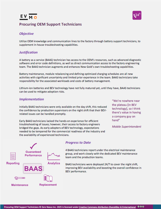 Procuring OEM Support Technicians
