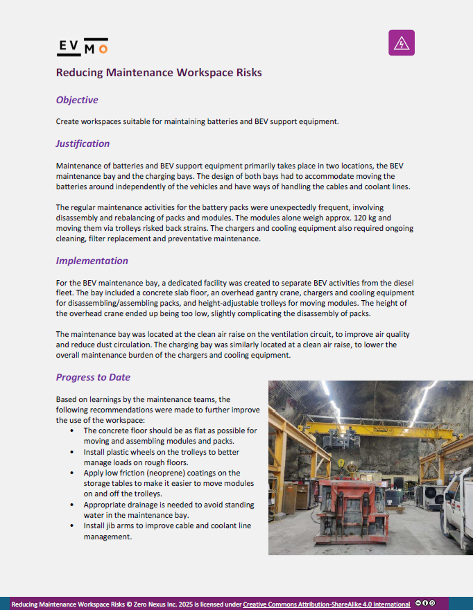 Reducing Maintenance Workplace Risk