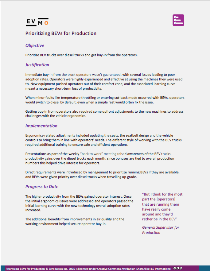 Prioritizing BEVs for Production